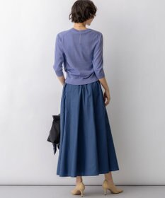 23区 L 【先行予約】ナイロンコットンタフタ フレアスカート