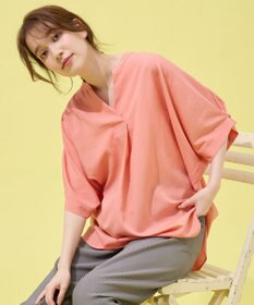 ANY L タックスリーブブラウス