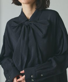 GRACE CONTINENTAL ボウタイシアーシャツ