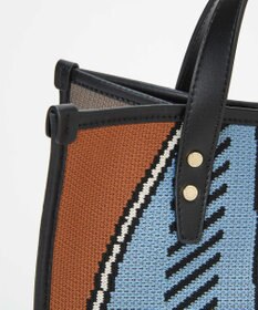 TOPKAPI 【TREASURE TOPKAPI】ニットジャガード  2way ミニ トートバッグ