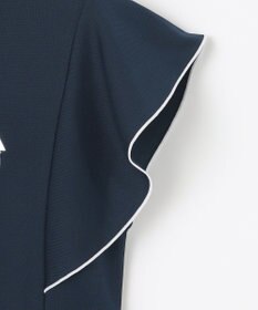 23区GOLF 【WOMEN】【吸水速乾】フレアスリーブ モックネックシャツ