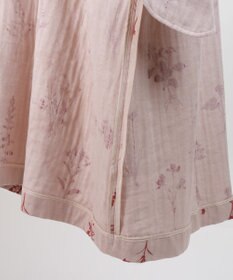 muuc 【ゆったりシルエットで涼しく上品】植物の影絵プリント ワンピースドレス