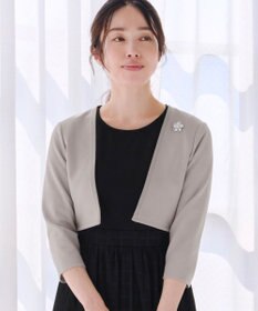 Tiaclasse 【UVカット・吸水速乾】 “きれい見え” カットソーストレートボレロ