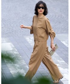 自由区 S 【SHIHOさん着用・機能性抜群・旬シルエット】ファンクショナルブロード カーブパンツ
