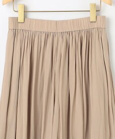 組曲 L 【WEB限定カラーあり】ギャザーライトデシン パンツ