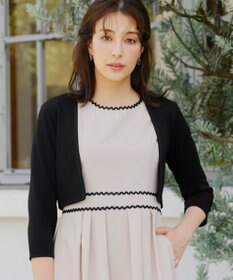 Tiaclasse 【UVカット・吸水速乾】 “きれい見え” カットソーストレートボレロ