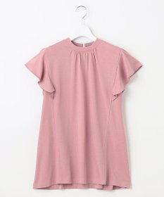 Feroux 【UVケア】スタンドカラーフレアスリーブ Ｔシャツ
