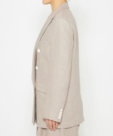 uncrave ヘリンボーン リネン ジャケット（uncrave WHITE）