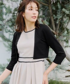 Tiaclasse 【UVカット・吸水速乾】 “きれい見え” カットソーストレートボレロ