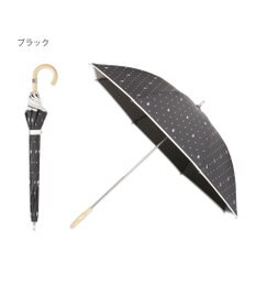 MOONBAT POLO RALPH LAUREN（ポロ ラルフローレン）晴雨兼用日傘 ドット 長傘 遮光率100％ 遮熱 UV