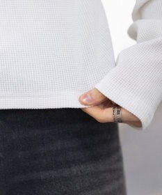 WEGO 【ユニセックス着用ITEM/MLサイズ展開】ワッフルT（LS）