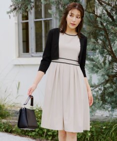 Tiaclasse 【UVカット・吸水速乾】 “きれい見え” カットソーストレートボレロ