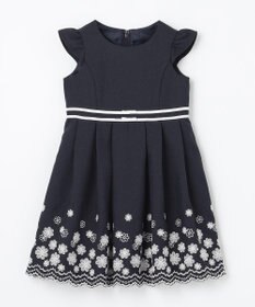 ANY KIDS 裾刺繍ワンピース