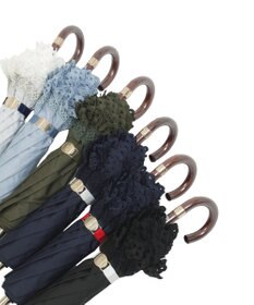 MOONBAT 【遮光/晴雨兼用日傘】POLO RALPH LAUREN(ポロ ラルフローレン) エンブフリル 折りたたみ傘 楽折 遮熱 UV