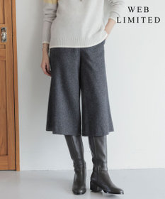 WEB限定】ネップヘリンボーン ガウチョ パンツ / J.PRESS LADIES S