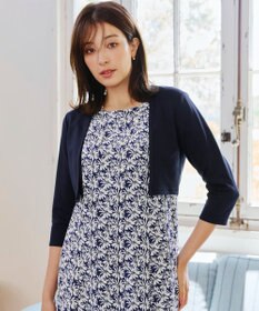 Tiaclasse 【UVカット・吸水速乾】 “きれい見え” カットソーストレートボレロ