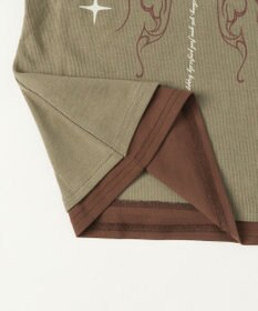 WEGO レイヤードグラフィックTOP