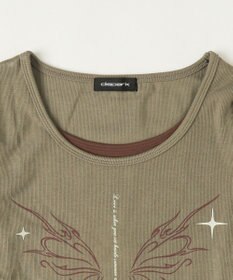 WEGO レイヤードグラフィックTOP