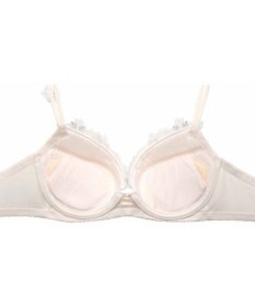 WACOAL ブラジャー 【リボンブラ 胸もとフィットながもち】 動いてもパカパカしにくい レディース BXD409 /ワコール