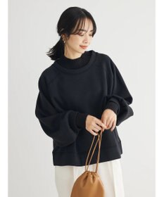 Green Parks 裏起毛ニットリブドッキングプルオーバー