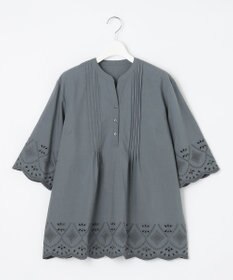 J.PRESS LADIES S 【洗える】 セルロース刺繍 ブラウス