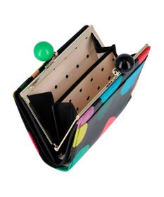 tsumori chisato CARRY カラフルズームドット ２つ折り財布 がま口