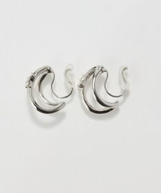 Phoebe 〈痛くないシリーズ/アレルギー対応〉シャイニーダブルフープライトフィットイヤリング　シルバー