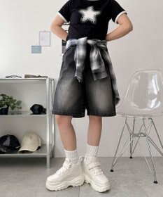 WEGO 【MLサイズ展開】ハイカットベルト厚底スニーカー