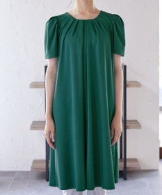 Tiaclasse L 【洗える】カットソーフレアAラインワンピース