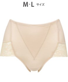 WACOAL 【美ショーツ】 はきこみ丈ふかめ おなか押さえ設計 オーガニックコットン混素材(本体) レディース PPG185 /ワコール
