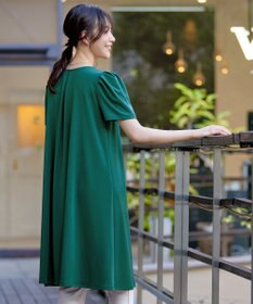 Tiaclasse L 【洗える】カットソーフレアAラインワンピース