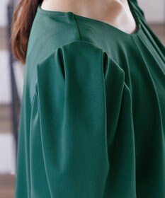 Tiaclasse L 【洗える】カットソーフレアAラインワンピース