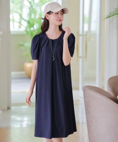 Tiaclasse L 【洗える】カットソーフレアAラインワンピース