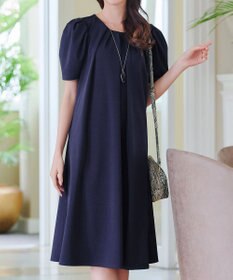 Tiaclasse L 【洗える】カットソーフレアAラインワンピース