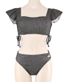 San-ai Resort（三愛水着楽園） ショルダーフリルノンワイヤービキニ 9M 　【San-ai Resort（サンアイリゾート）】