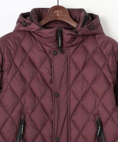 JOSEPH ABBOUD MOUNTAIN 【軽量/撥水】 フーデットキルティング ダウンブルゾン