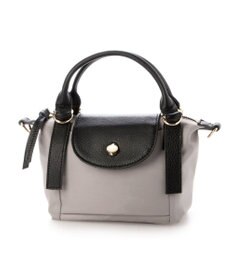 UNBILLION ペルケ perche / ナイロン×牛革かぶせジェムストーン2wayショルダーバッグ