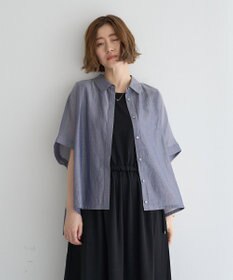 YECCA VECCA サイドスリットドロストシャツ
