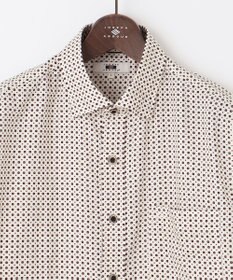 JOSEPH ABBOUD 【サスティナブル素材】小紋プリント シャツ