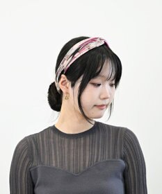 Marca 【Marcaオリジナル】バイカラーベルト シルクツイル 菱形スカーフ