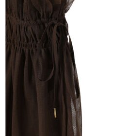 YECCA VECCA チュールギャザーブラウス