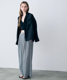 uncrave ギンガムチェック ワイドパンツ