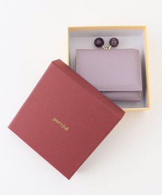 UNBILLION perche ジェムストーンがま口3つ折り財布
