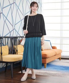 Tiaclasse L 【おのののかさん着用】ランダムタックロングスカート