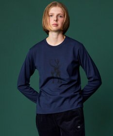 JOSEPH ABBOUD MOUNTAIN 【テーム・ヤルヴィコラボレーション商品・サスティナブル】ビオグレース天竺 ロングスリーブ Tシャツ