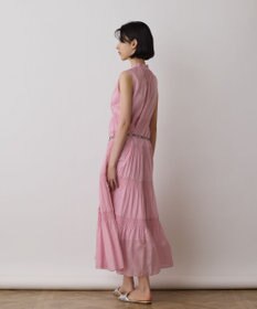 GRACE CONTINENTAL ティアードマキシカフタンワンピース