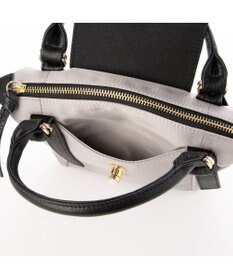 UNBILLION ペルケ perche / ナイロン×牛革かぶせジェムストーン2wayショルダーバッグ