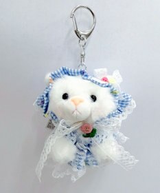 WEGO おめかしねこちゃんぬいぐるみキーホルダー
