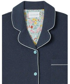 une nana cool 【綿100%】やわらか杢フライスパジャマ MADE WITH LIBERTY FABRIC