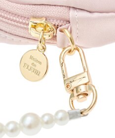 Maison de FLEUR コットンキャンディラウンドポーチチャーム